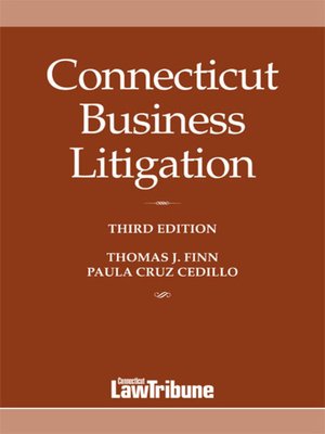 cover image of Connecticut Business Litigation